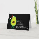 Search for avocado seasonal cards Santa