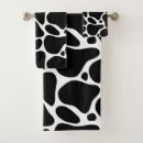 Search for black and white abstract bath towels Pattern