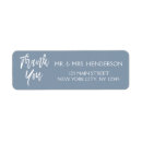 Search for thank you return address labels White