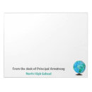 Search for school principal notepads Watercolor