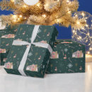 Search for vintage pink christmas wrapping paper Midcentury modern