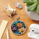 Search for quilling key rings Flowers