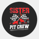 Search for birthday crew stickers Racing