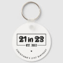 Search for birthday 21 key rings 21 years old