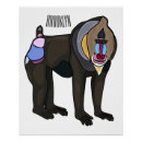 Search for primate art Mandrill