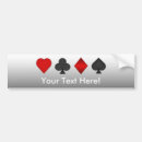 Search for card bumper stickers Suits