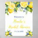 Search for lemon bridal shower posters Blue and yellow