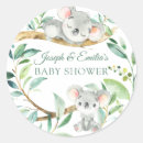 Search for koala baby shower stickers Eucalyptus