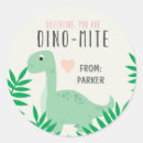 Search for kids valentines day stickers Dinosaur
