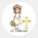 Search for girl communion stickers Greenery