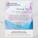 Search for and blue flyers Business