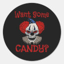Search for evil clown stickers Spooky
