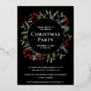 Search for employee christmas invitations Modern xmas party
