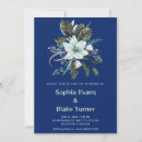Search for sapphire blue wedding invitations Botanical