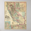 Search for topographical map posters California