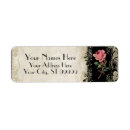 Search for black lace return address labels Swirls