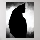 Search for cat silhouette posters Feline