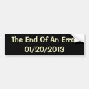 Search for end of an error bumper stickers Humour