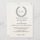 Search for laurel wreath wedding invitations Typography