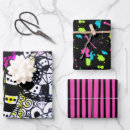 Search for paint splatter wrapping paper Black and white