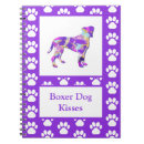 Search for boxer dog notebooks Animals