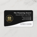 Search for financial services business cards Elegant