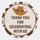Search for cowboy thank you stickers First birthday
