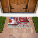 Search for 4th of july doormats Flag