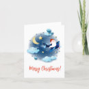 Search for airplane christmas cards Santa