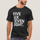 Search for number 6 tshirts Seven