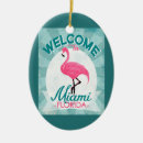 Search for flamingo christmas tree decorations Miami