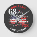 Search for football clocks Black and white