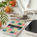 Search for patchwork pattern key rings Gingham