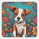 Search for cute brown puppy stickers Whimsical