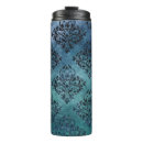 Search for blue damask travel mugs Elegant