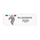 Search for boho arrow return address labels Trendy