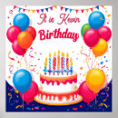Search for colorful balloons posters Birthday