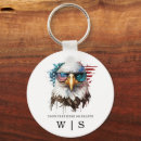 Search for national symbols key rings Red white and blue