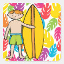 Search for surfer boy stickers Tropical