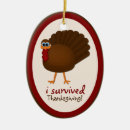 Search for funny turkey christmas tree decorations Thanksgiving