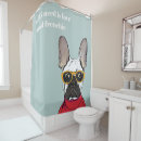 Search for french bulldog shower curtains Animal lover