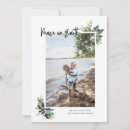 Search for peace on earth photo cards Rustic