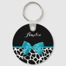 Search for blue giraffe round key rings For kids