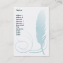 Search for feather chubby business cards Elegant
