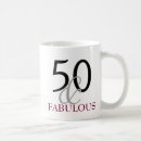 Search for 50 fabulous mugs Happy 50th