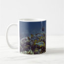 Search for coral reef fish mugs Underwater
