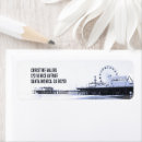 Search for santa return address labels Blue
