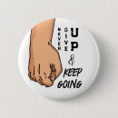 Search for keep going badges Never give up