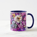 Search for purple and white flowers mugs Garden
