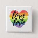 Search for square rainbow badges Love is love